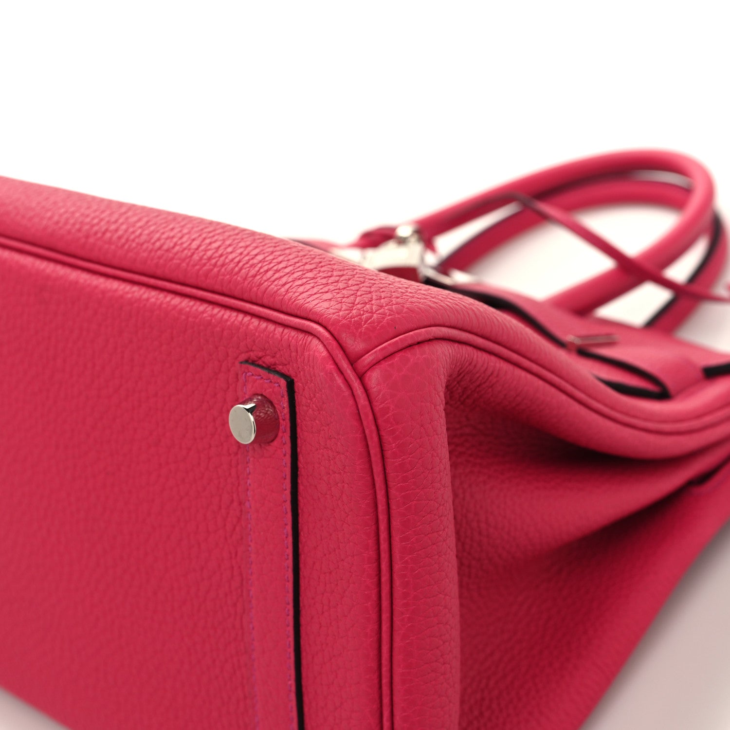 Hermes Togo Horseshoe Birkin 30 Rose Mexico Rose Pourpre 10 of 12