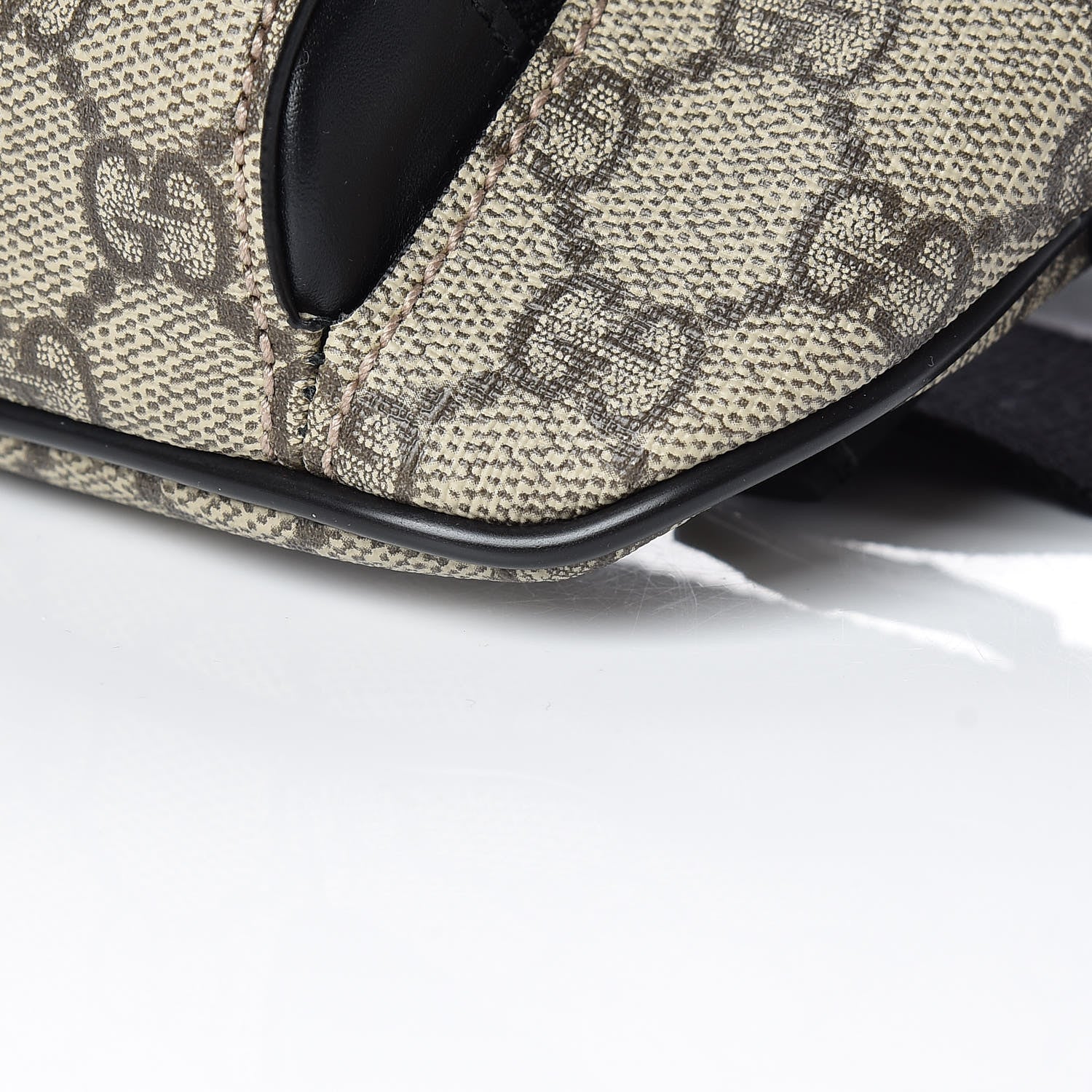 Gucci GG Supreme Monogram Belt Bag Black 10 of 10