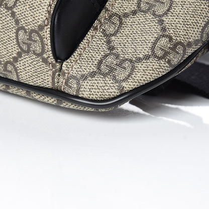 Gucci GG Supreme Monogram Belt Bag Black 10 of 10