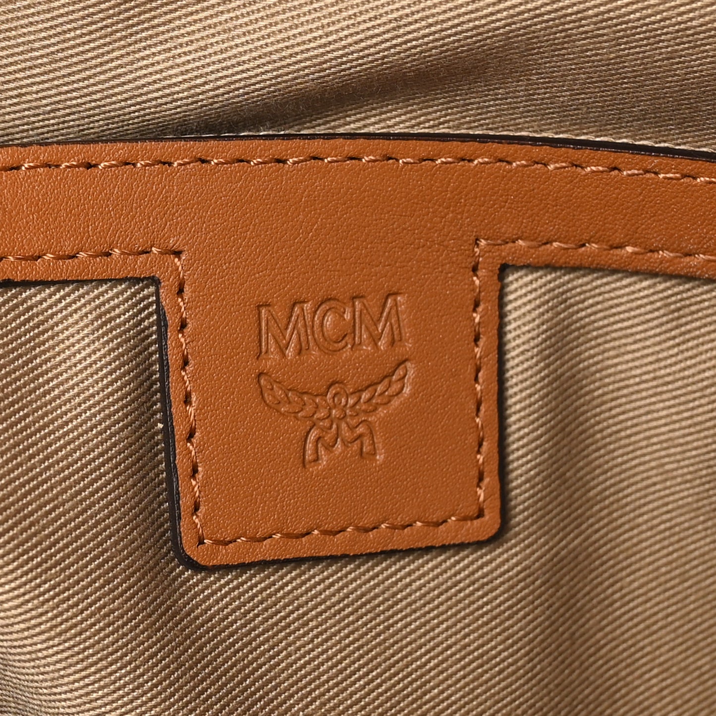 Visetos Medium Side Studs Stark Backpack Cognac