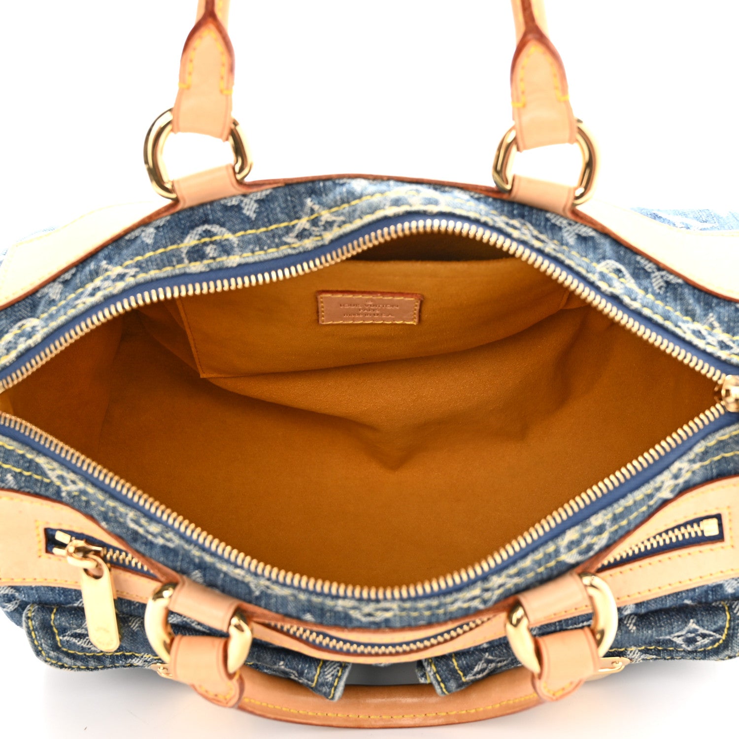 Louis Vuitton Monogram Denim Neo Speedy Blue 5 of 10