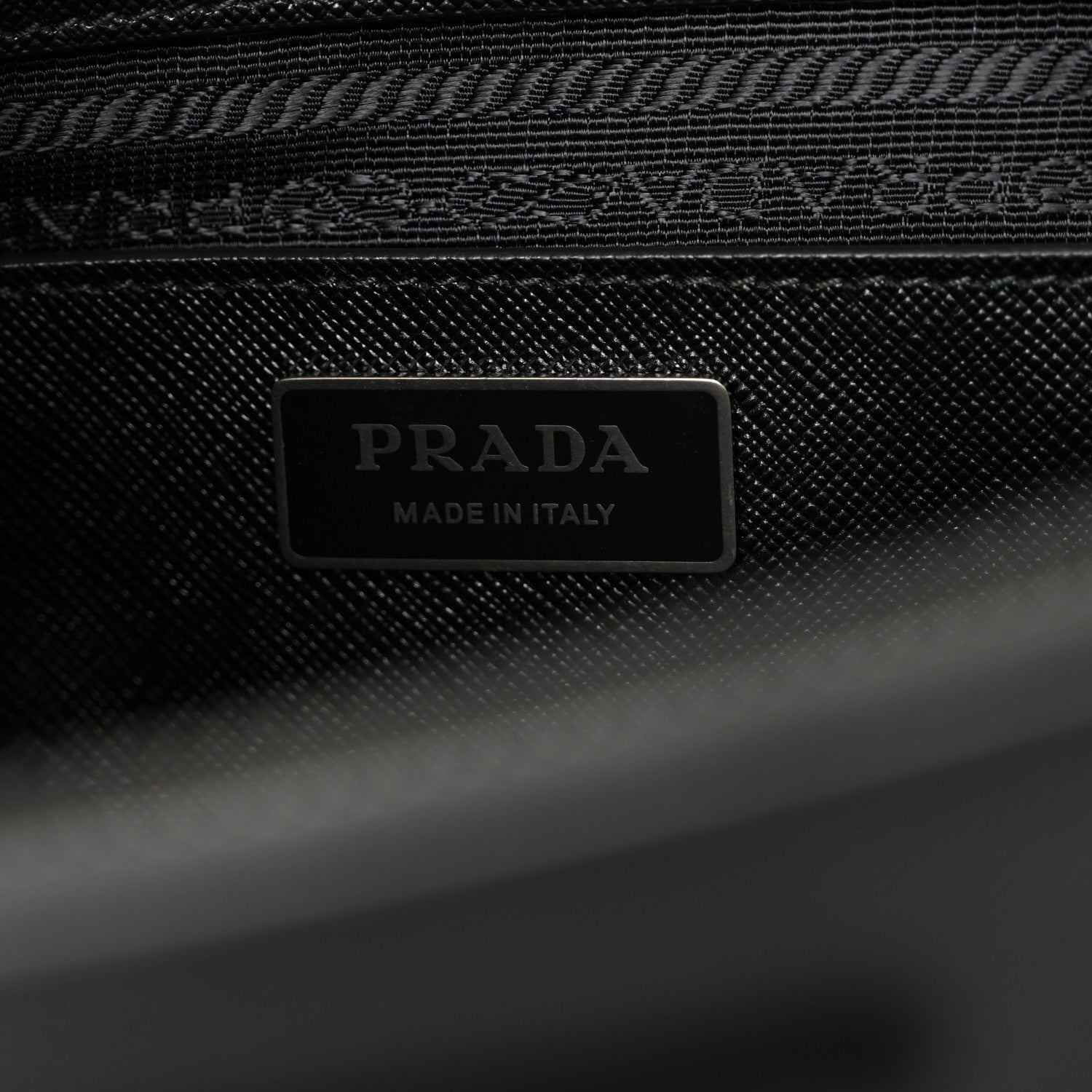 Prada Saffiano Lux Monochrome Large Galleria Double Zip Tote Black 6 of 10