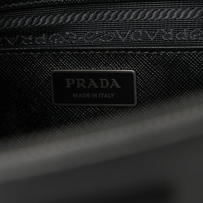 Prada Saffiano Lux Monochrome Large Galleria Double Zip Tote Black 6 of 10