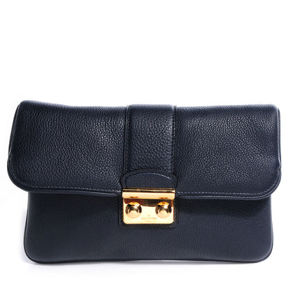 Louis Vuitton Calfskin Slim Clutch MM Sofia Coppola Cobalt 1 of 8