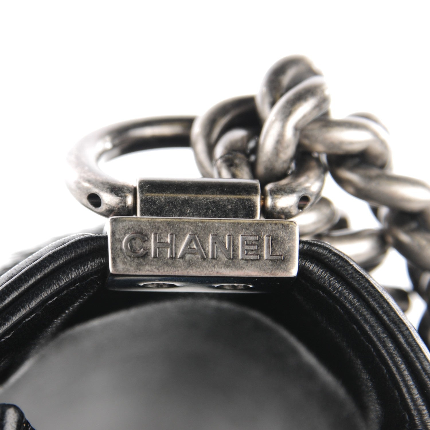 Chanel Goat Hair Medium Celtic Boy Flap Black 10 of 10