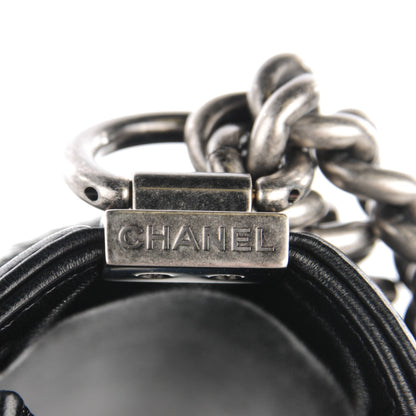 Chanel Goat Hair Medium Celtic Boy Flap Black 10 of 10