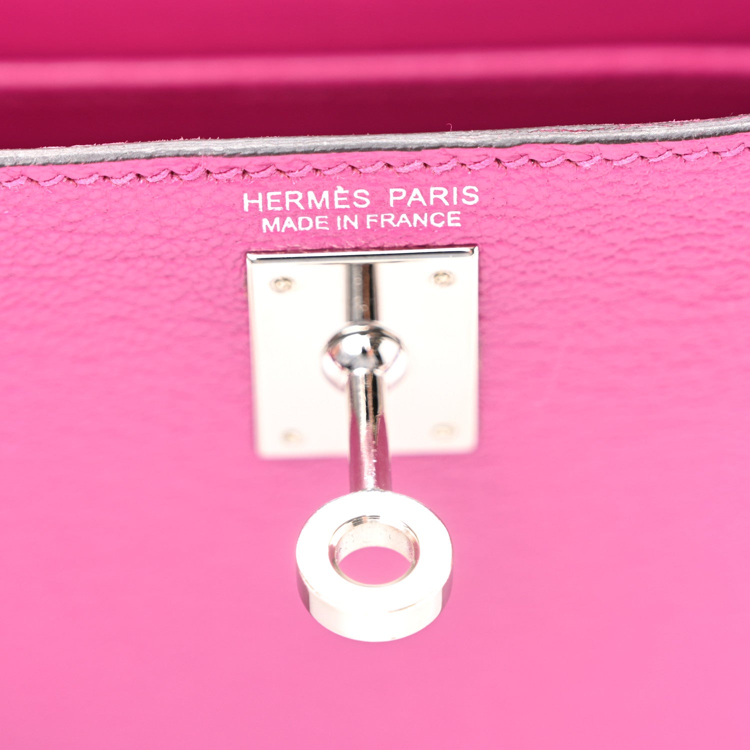 Hermes Chevre Mysore Mini Kelly Sellier 20 Rose Pourpre 6 of 11