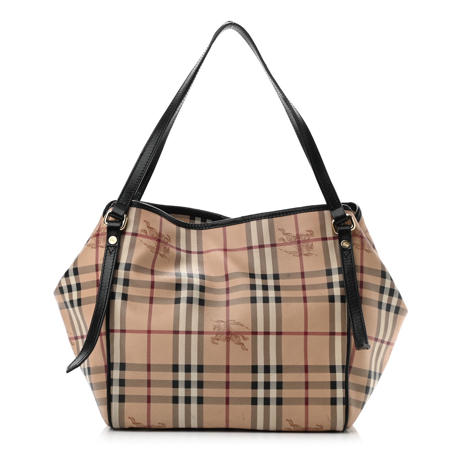 Burberry Haymarket Check Small Canterbury Tote Black 1 of 11