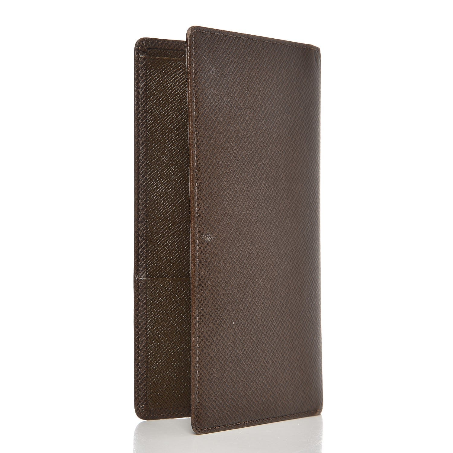 Louis Vuitton Taiga Porte Valeurs Organizer Wallet Grizzli 3 of 9
