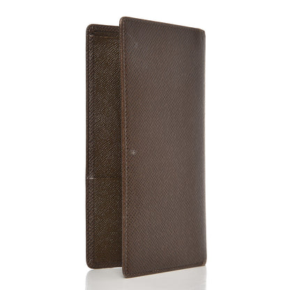 Louis Vuitton Taiga Porte Valeurs Organizer Wallet Grizzli 3 of 9