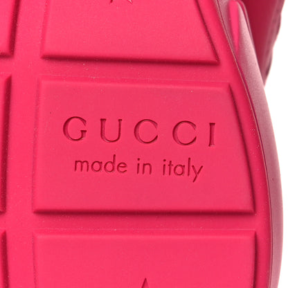 Gucci Calfskin Logo Womens Rhyton Sneakers 38 Box Pink 8 of 8