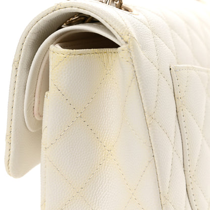 Chanel Caviar Quilted Small Double Flap White 17 of 23