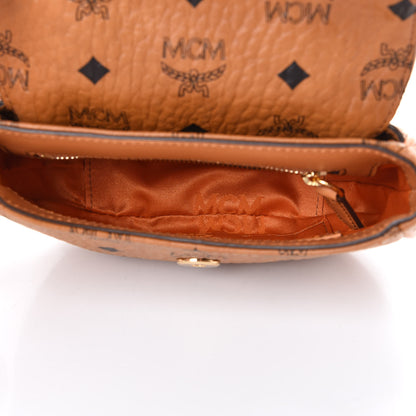 MCM Visetos Mini Heritage Crossbody Cognac 4 of 12