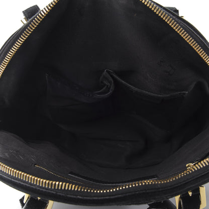 Burberry Prorsum Calfskin Quilted Country Animal Satchel Black 5 of 17