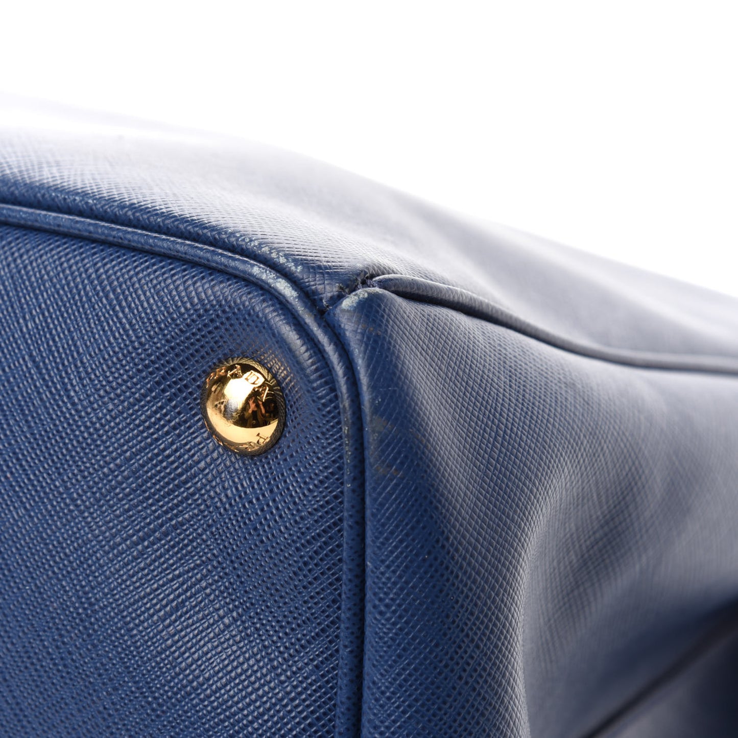 Saffiano Large Galleria Double Zip Tote Cobalto