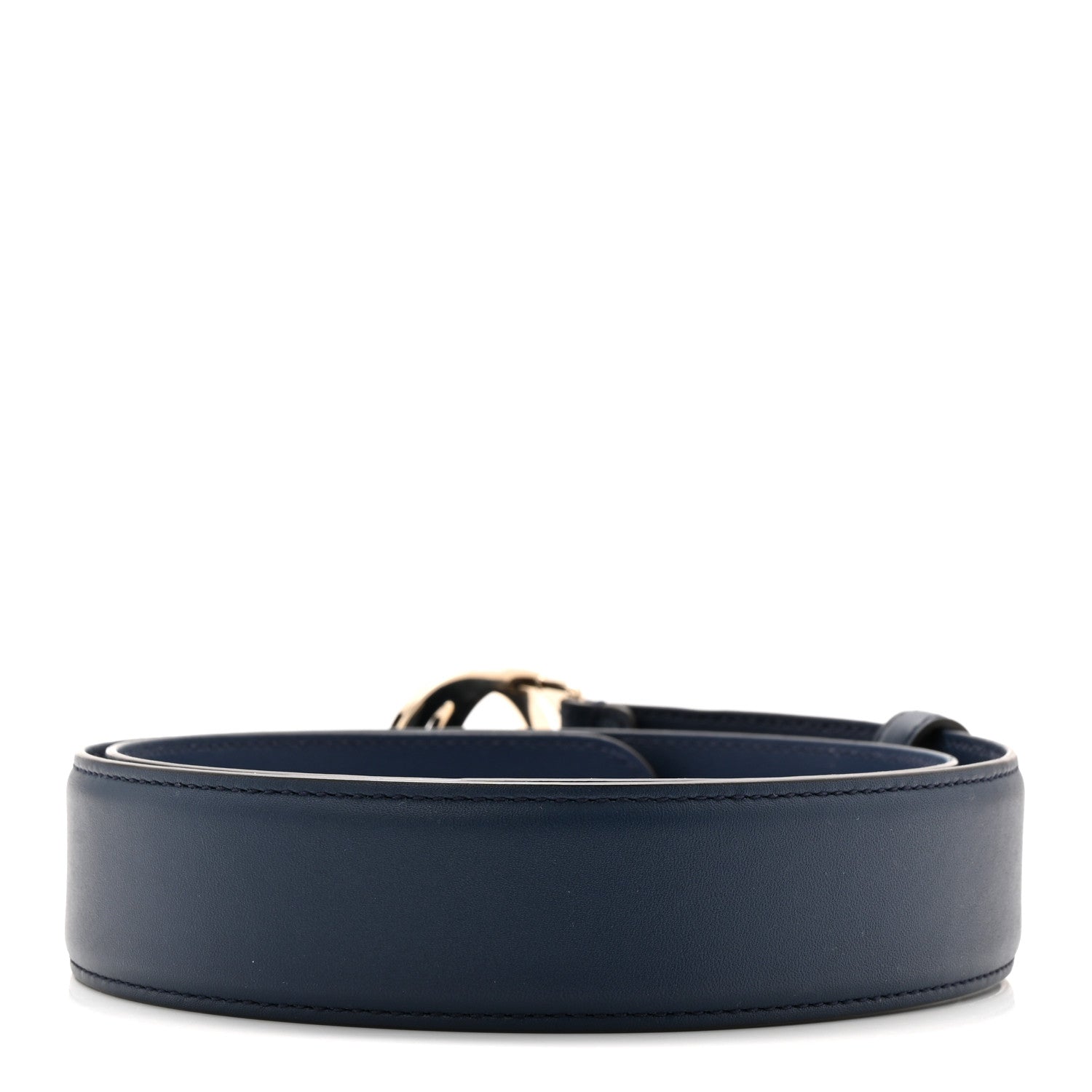Gucci Moon Calfskin Interlocking G Belt 85 34 Cobalt Blue 2 of 4