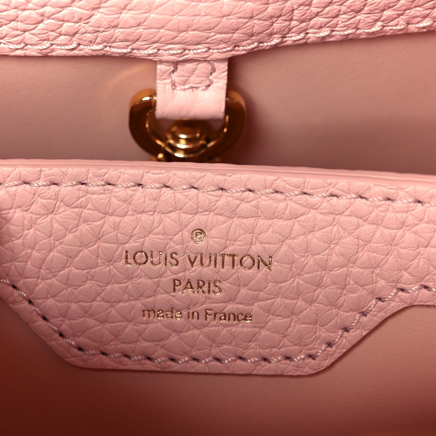 Louis Vuitton Taurillon Capucines BB Rose Jasmin 7 of 10