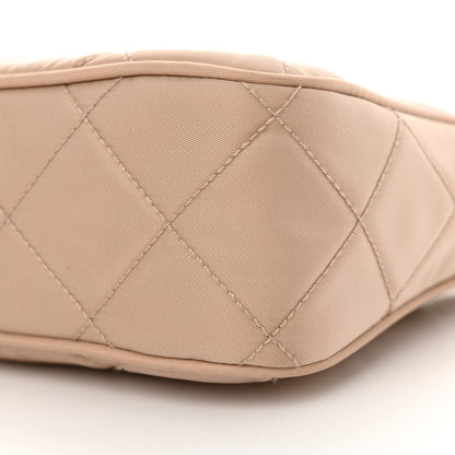 Prada Tessuto Nylon Impuntu Quilted Shoulder Bag Cammeo 10 of 10