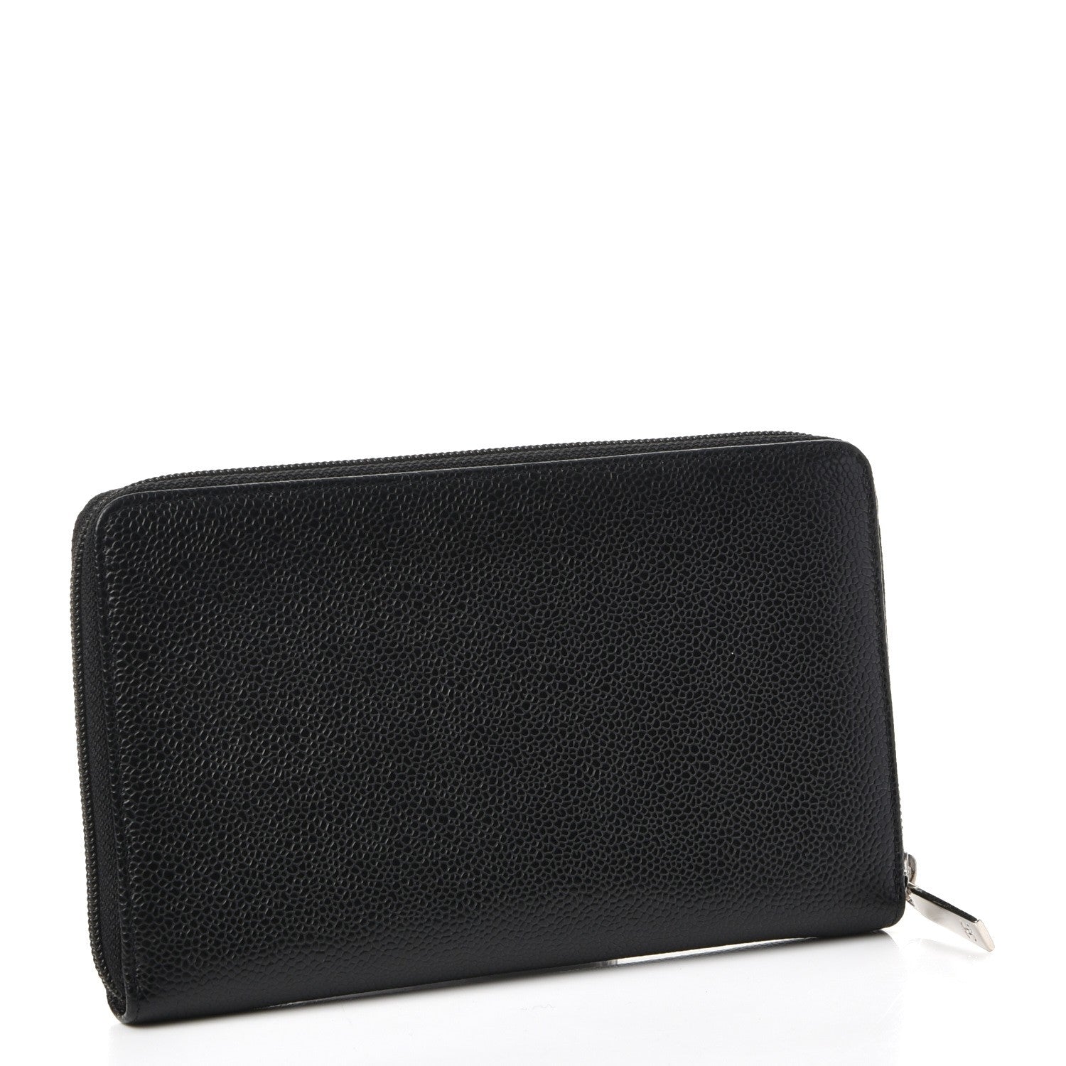 Chanel Caviar Timeless Large Zip Wallet Black 3 of 9