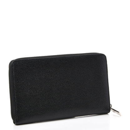 Chanel Caviar Timeless Large Zip Wallet Black 3 of 9