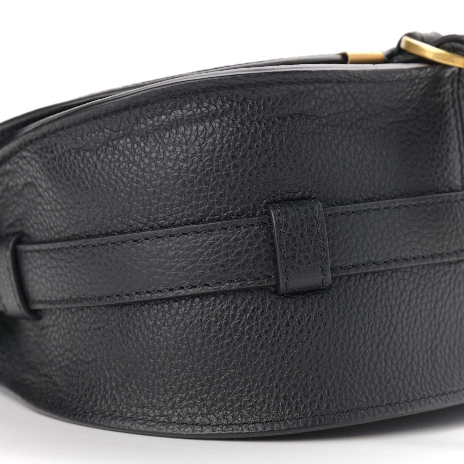 Chloe Calfskin Mini Marcie Round Crossbody Bag Black 9 of 10