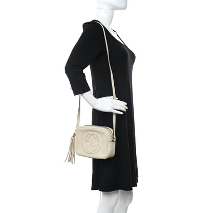 Gucci Pebbled Calfskin Small Soho Disco Bag Off White 2 of 17