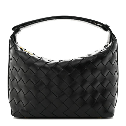 Bottega Veneta Calfskin Nappa Intrecciato Mini Wallace Black 1 of 10