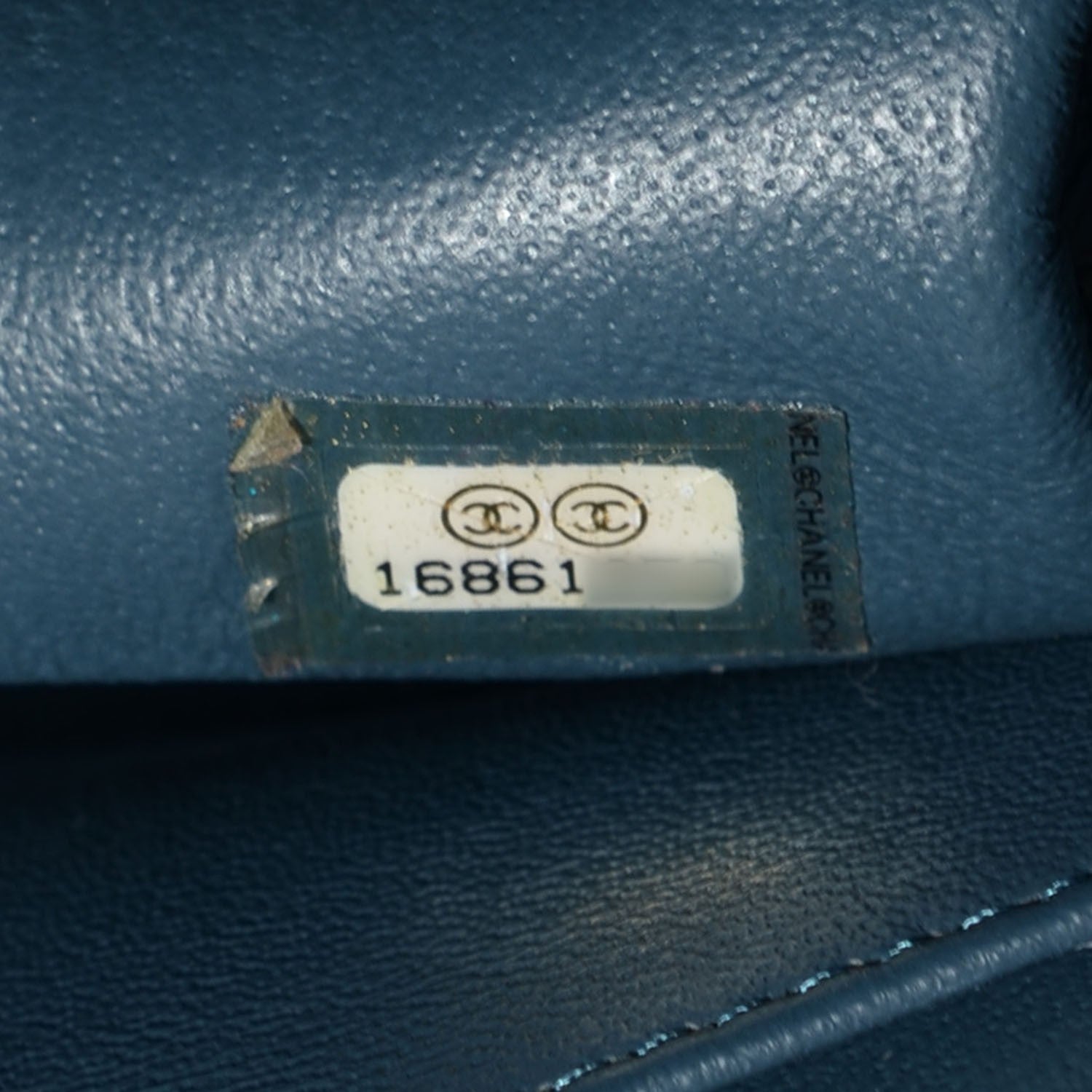 Chanel Lambskin Quilted Jumbo Double Flap Blue 8 of 8