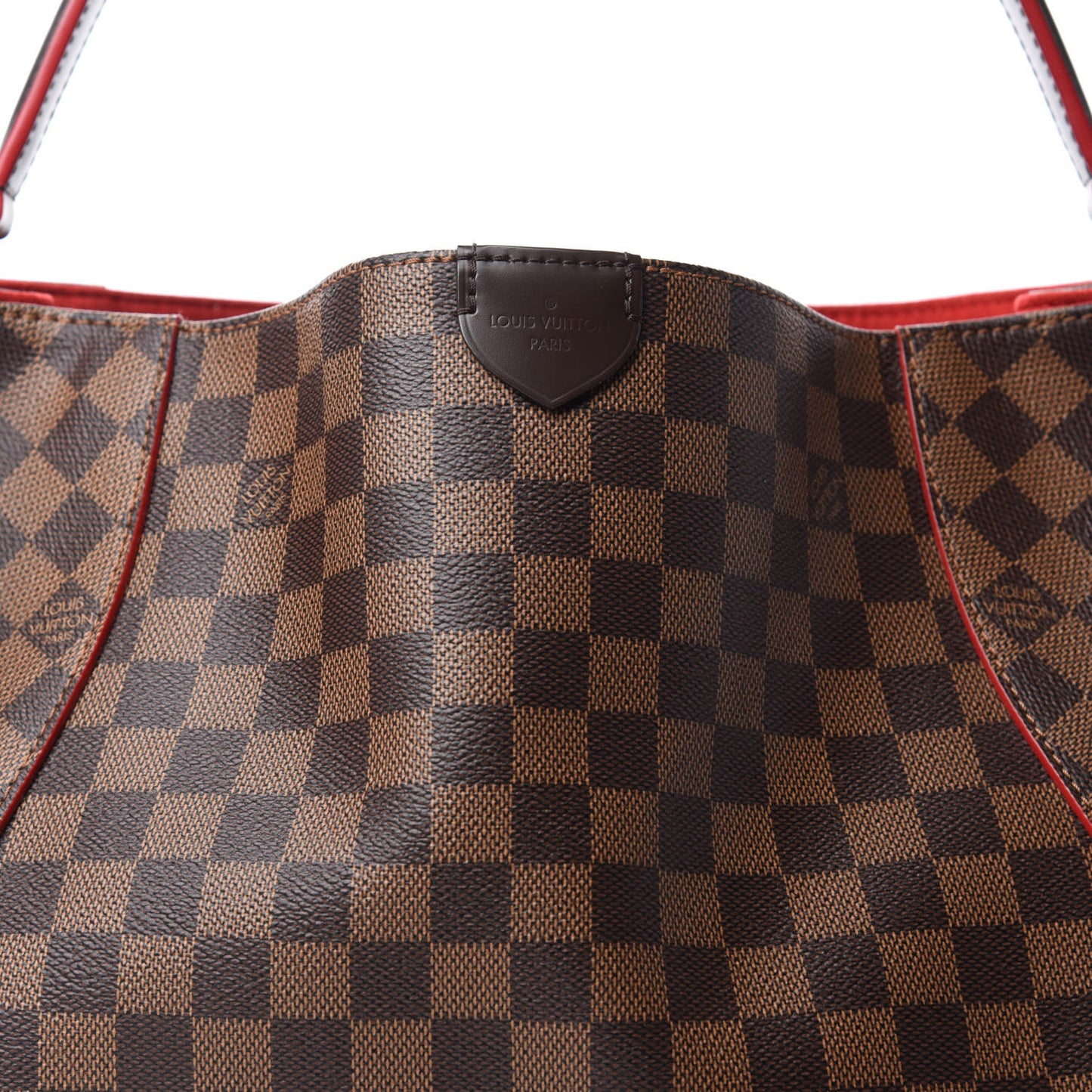Damier Ebene Caissa Hobo Cherry
