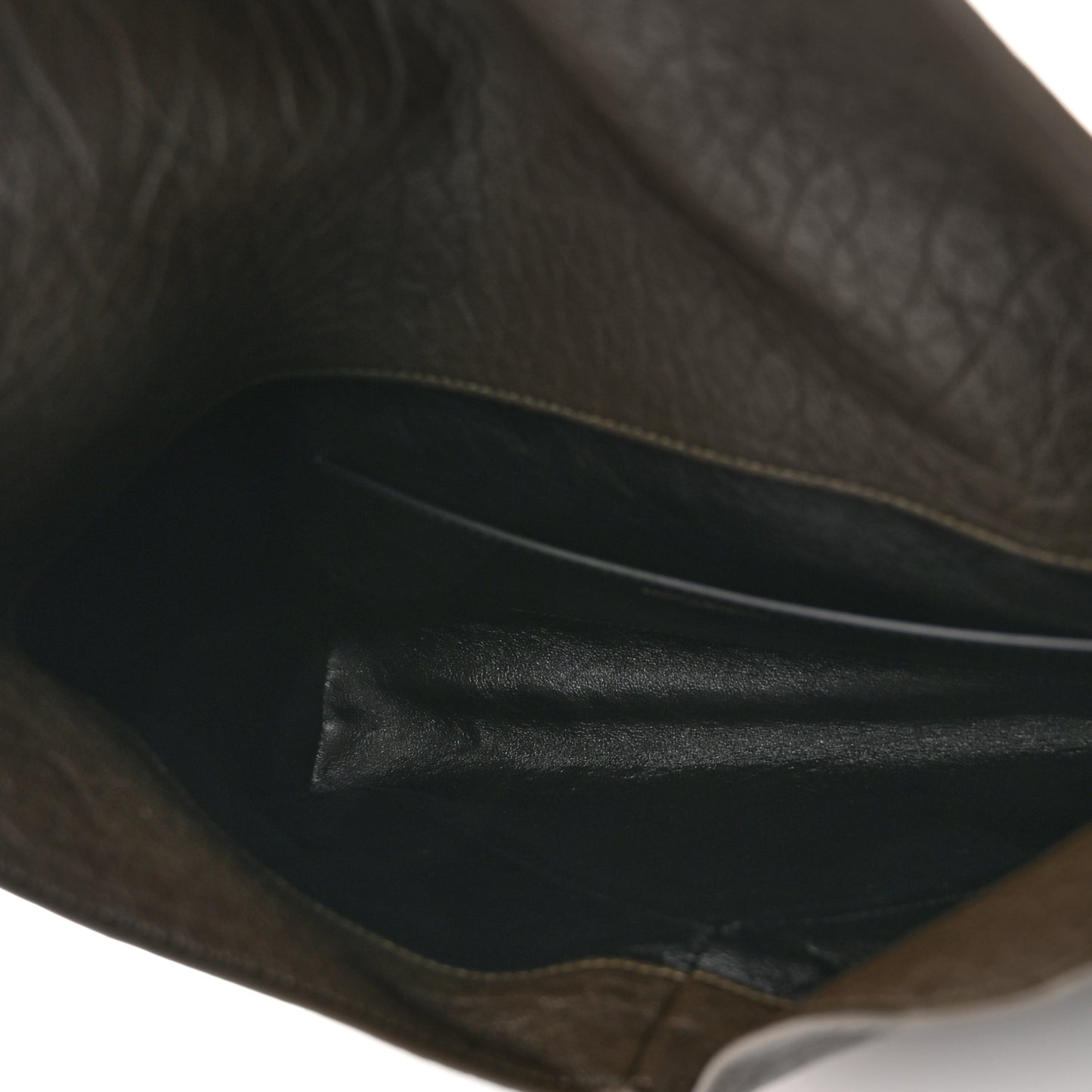 Lambskin Large Cassandre Envelope Pouch Light Musk