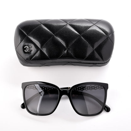 Chanel Polarized Square Chain PSunglasses 5325 Black 6 of 6