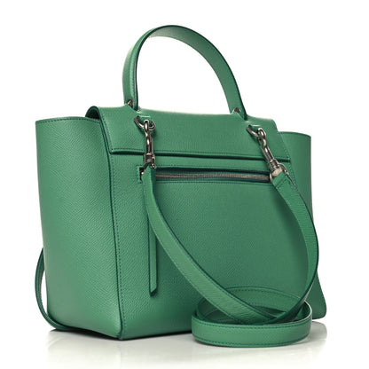 Celine Grained Calfskin Micro Belt Bag Pop Green 3 of 11