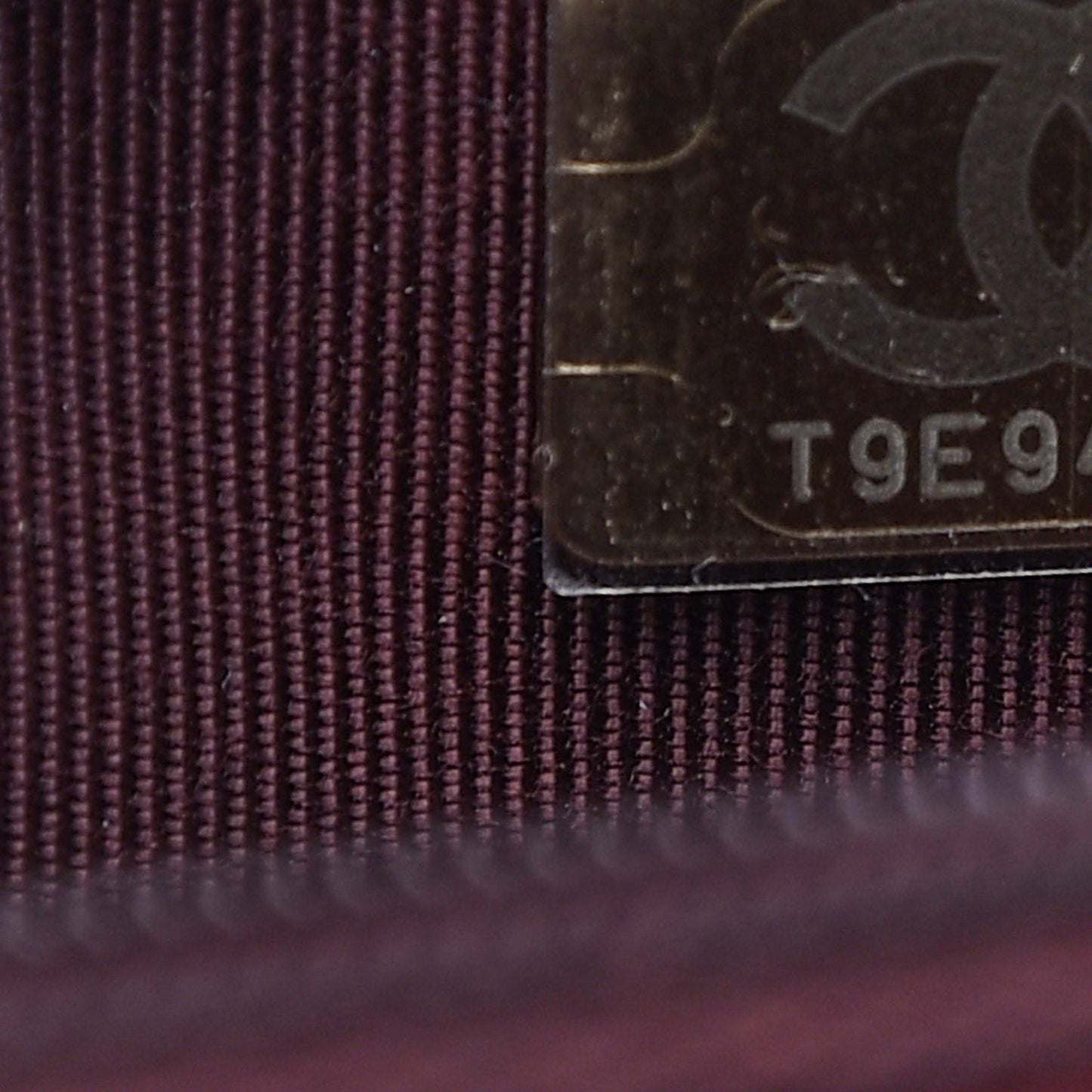 Caviar Quilted Wallet on Chain WOC Burgundy