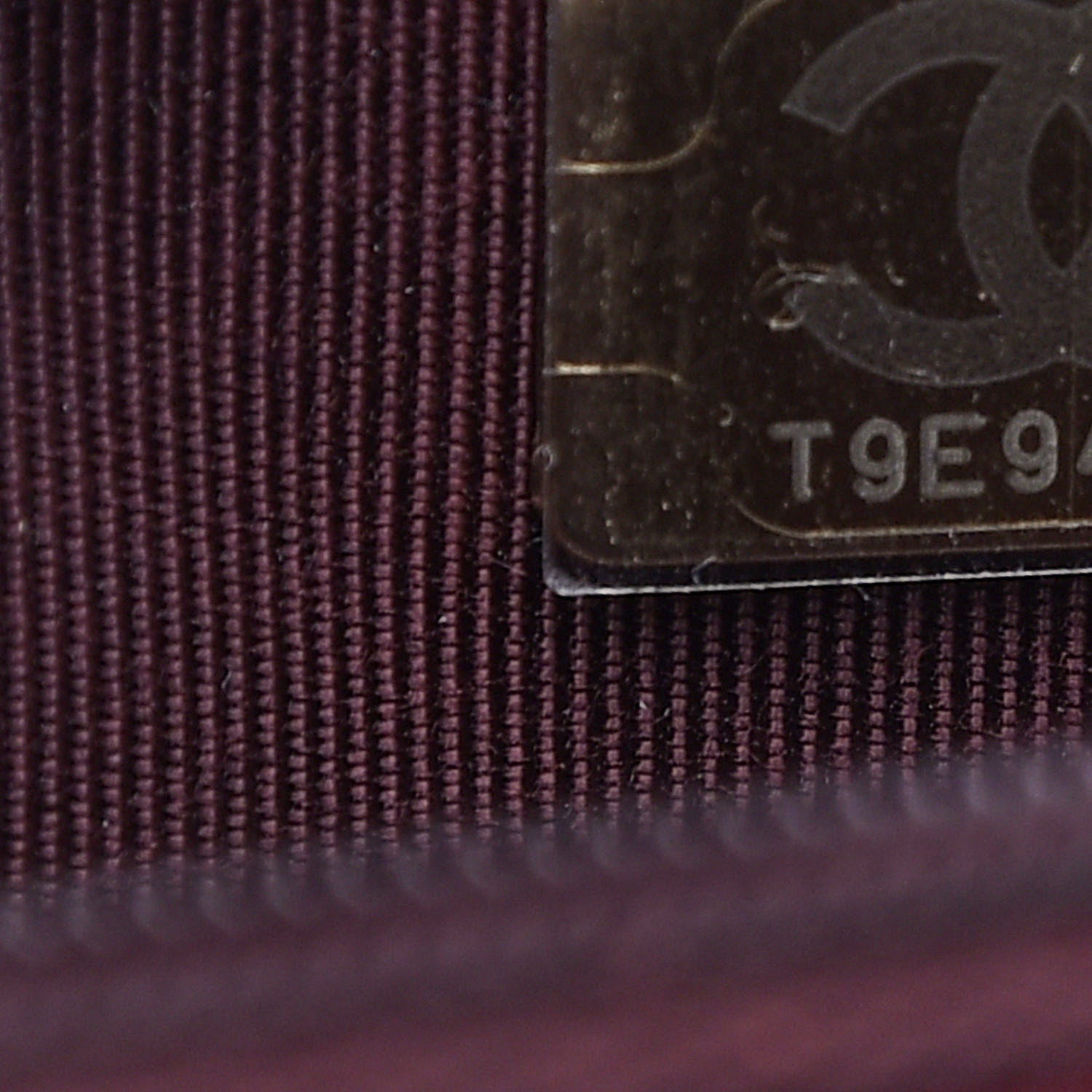 Chanel Caviar Quilted Wallet on Chain WOC Burgundy 8 of 10
