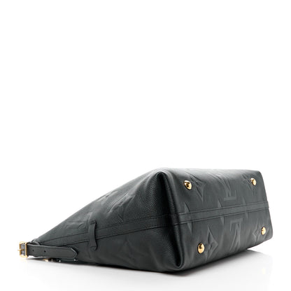 Louis Vuitton Empreinte Monogram Giant CarryAll MM Black 5 of 15