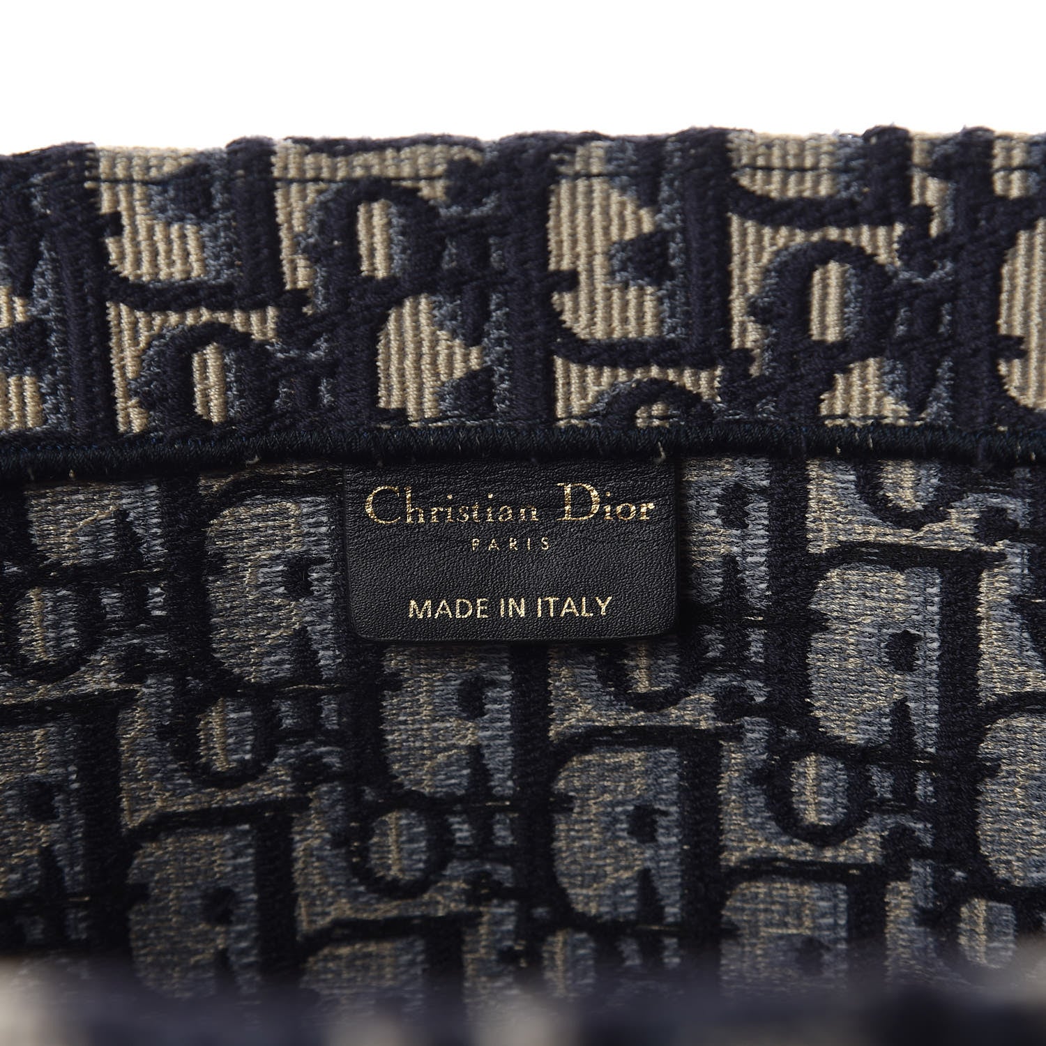 Christian Dior Oblique Book Tote Blue Multicolor 6 of 9
