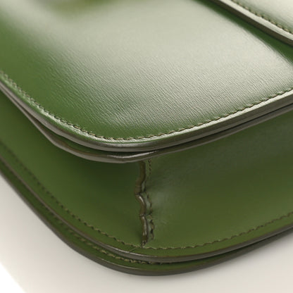 Celine Box Calfskin Classic Box Medium Flap Bag Army Green 9 of 9