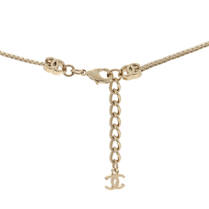 Chanel Metal CC Long Chain Necklace Gold 4 of 5