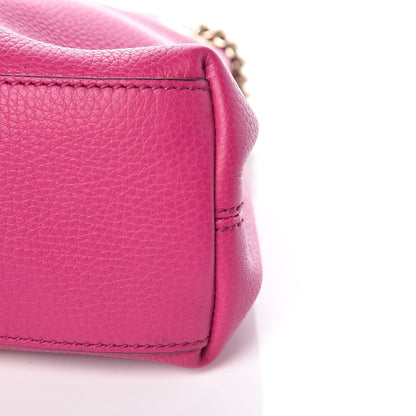 Gucci Cellarius Calfskin Small Soho Chain Shoulder Bag Bright Bouganville 10 of 10
