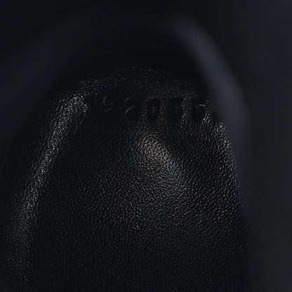 Hermes Knit Calfskin Volver 90 Ankle Boots 37 Black 6 of 9
