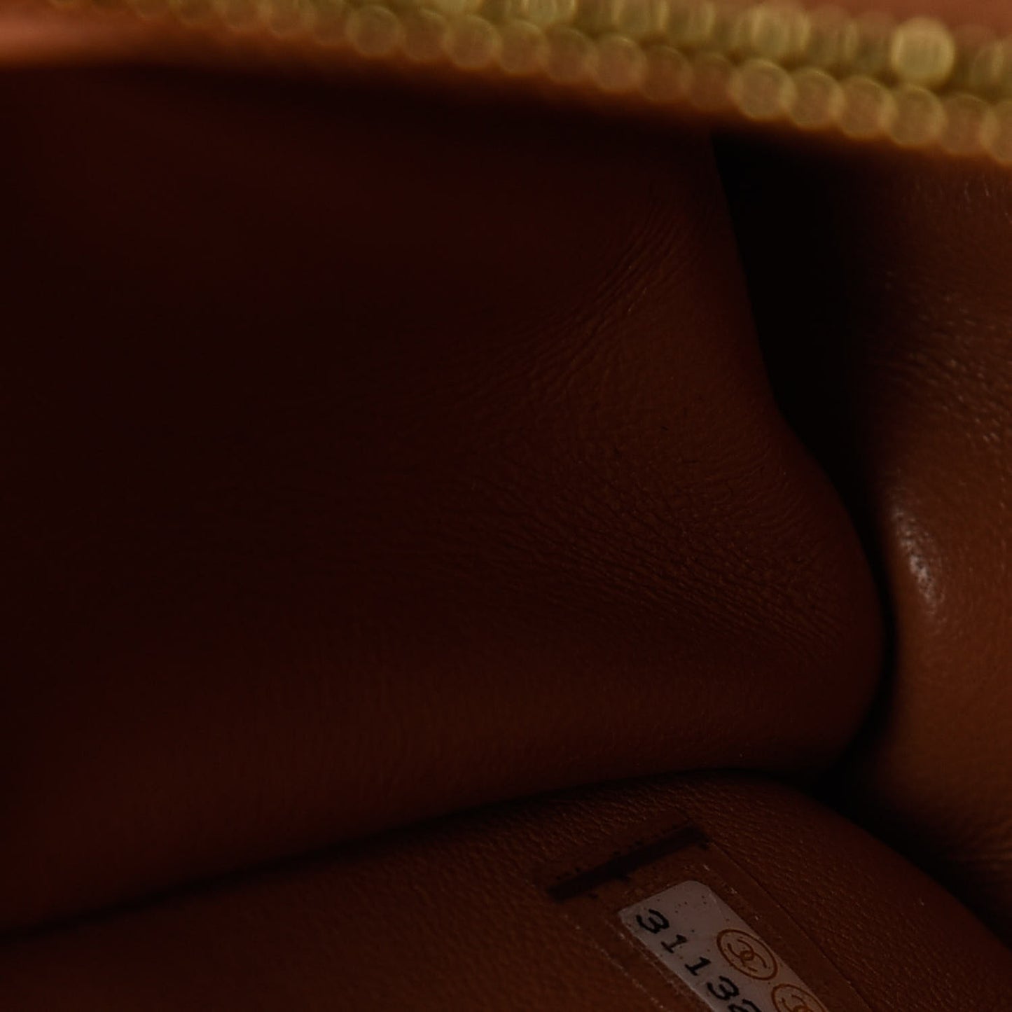 Caviar Quilted Small Coco Handle Flap Brown