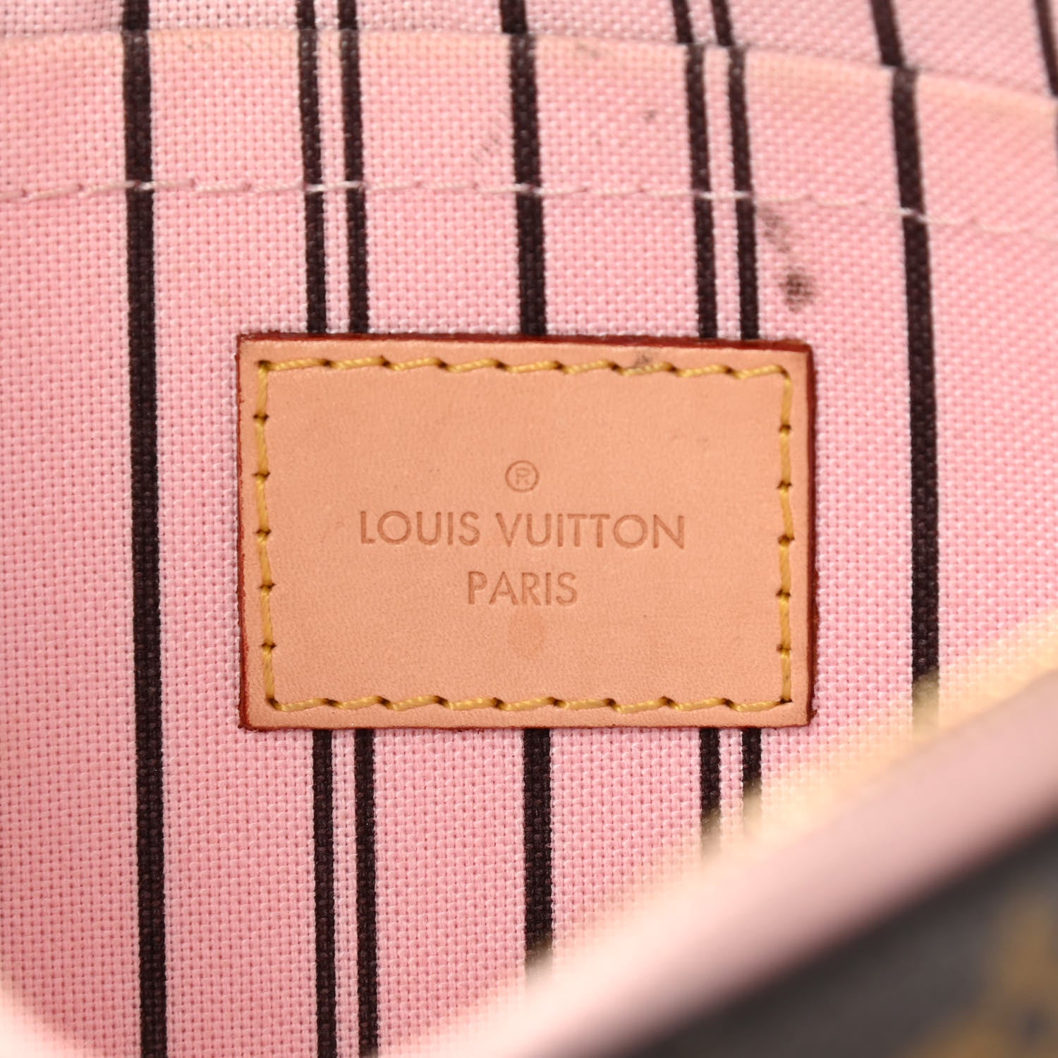 Louis Vuitton Monogram Neverfull MM GM Pochette Rose Ballerine 6 of 8