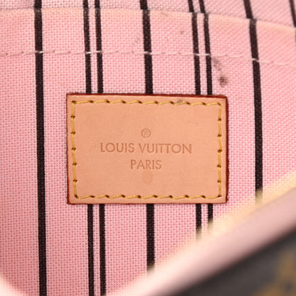 Louis Vuitton Monogram Neverfull MM GM Pochette Rose Ballerine 6 of 8