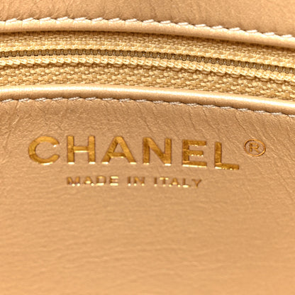 Chanel Shiny Lambskin Quilted CC Hobo Black 6 of 11