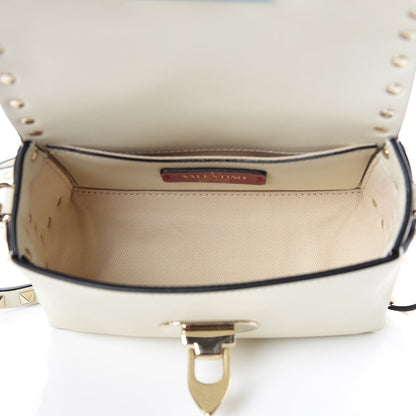 Valentino Garavani Calfskin Mini Rockstud Crossbody Bag Ivory 7 of 9