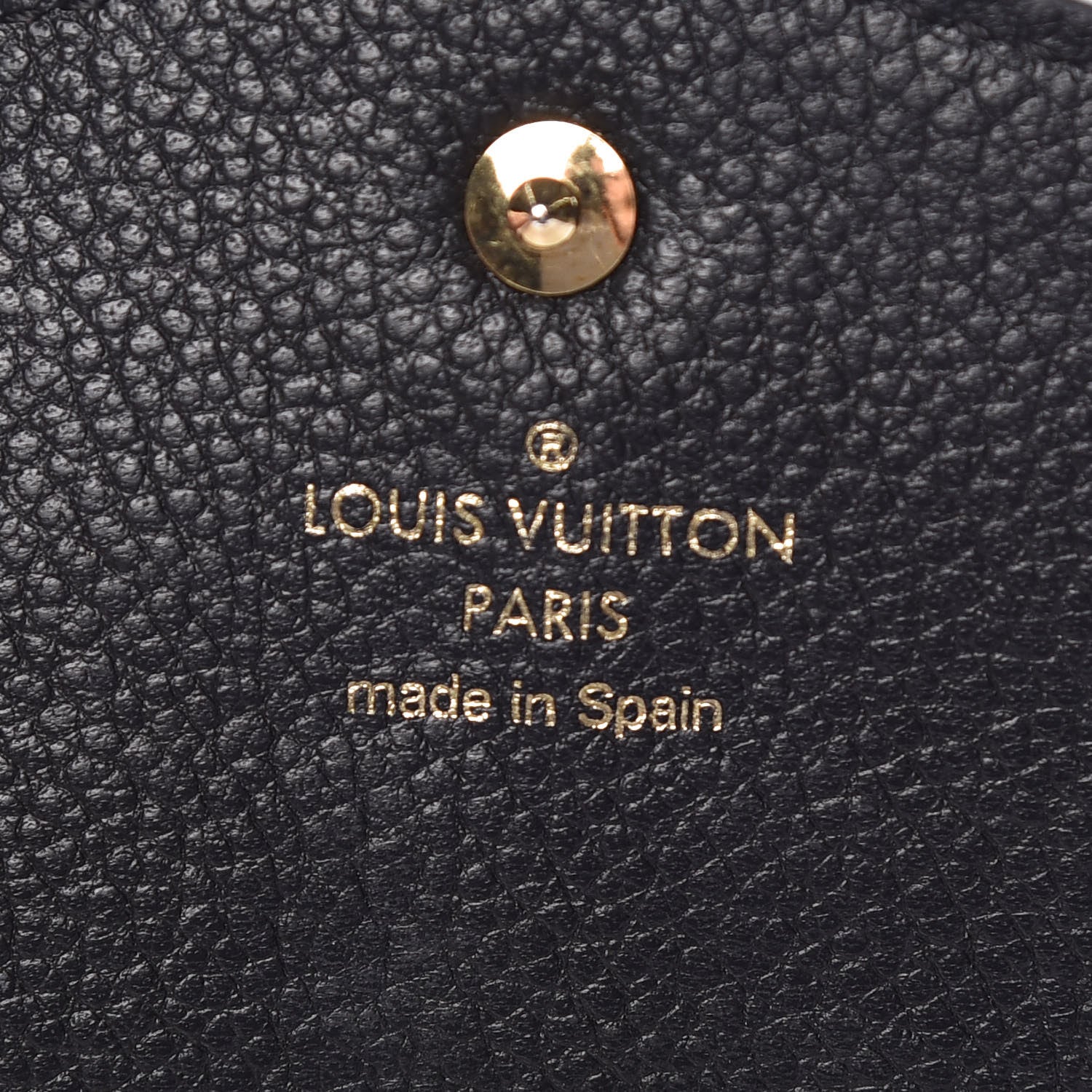 Louis Vuitton Empreinte Curieuse Wallet Black 7 of 15