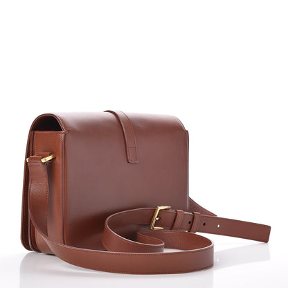 Saint Laurent Smooth Calfskin Medium Classic Monogram Universite Bag Brown 3 of 8