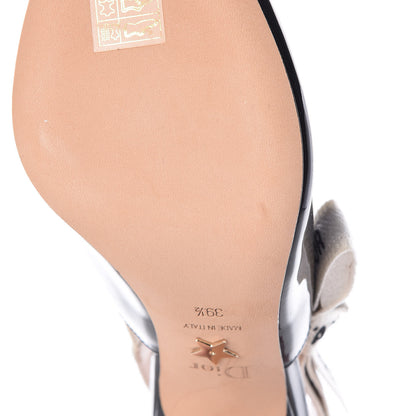 Christian Dior Patent Ribbon J'Adior Slingback 65mm Pumps 39.5 Black 8 of 8