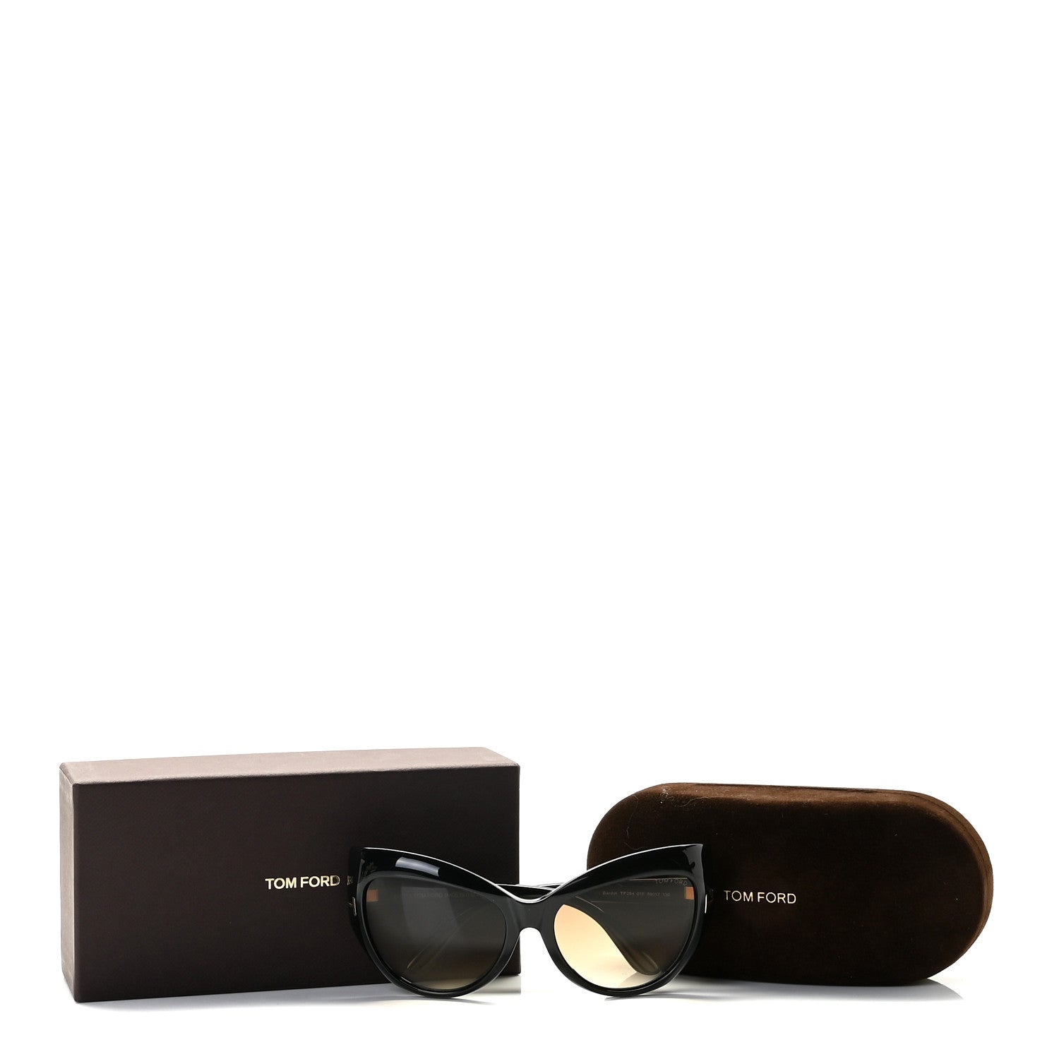 Tom Ford Bardot Sunglasses TF284 Black 8 of 8