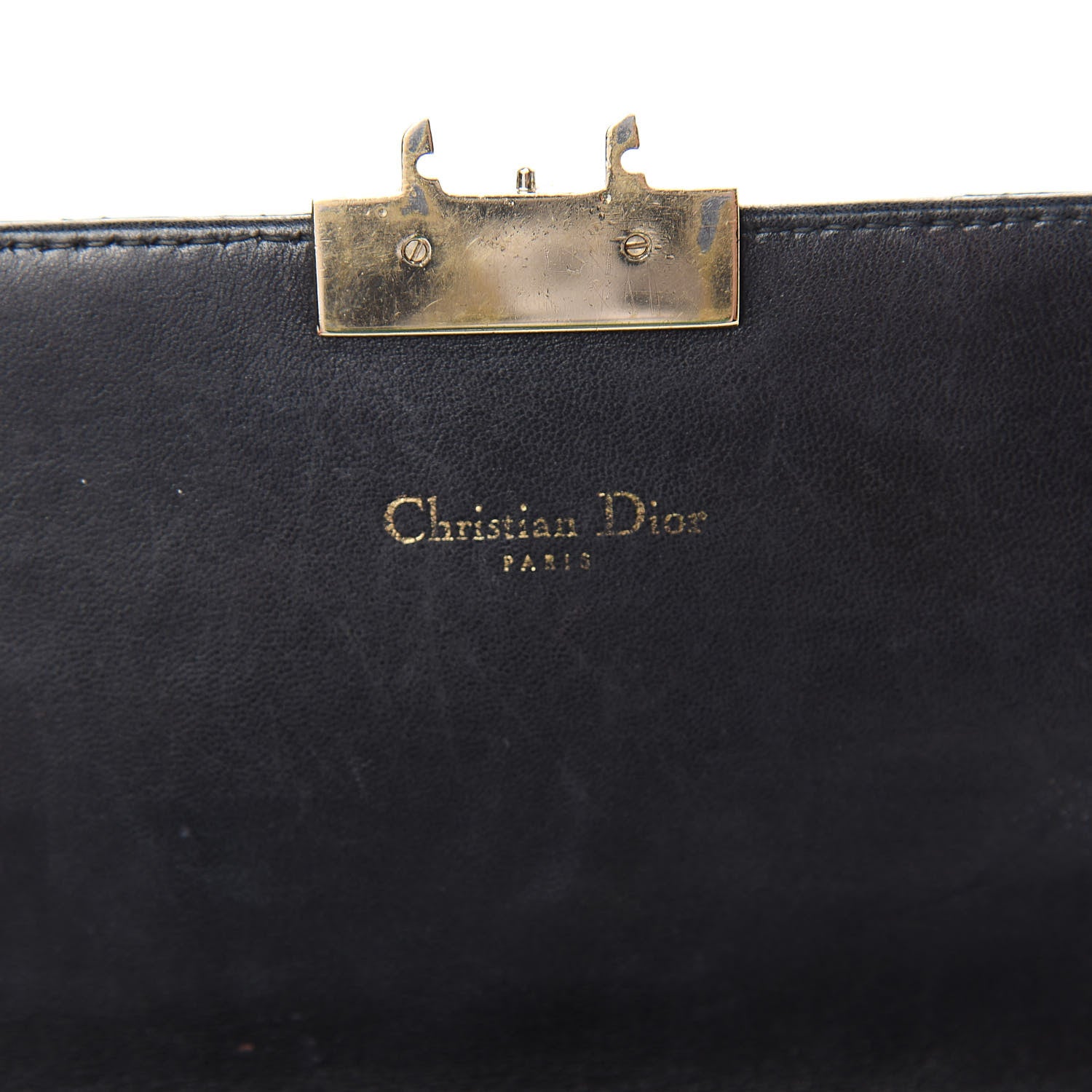 Christian Dior Lambskin Cannage Miss Dior Promenade Pouch Black 6 of 12